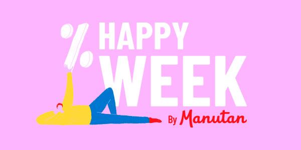 Desfrute da Happy Week Manutan! 