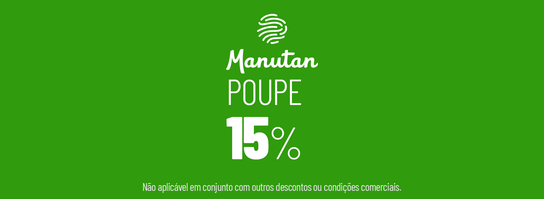 15% de desconto