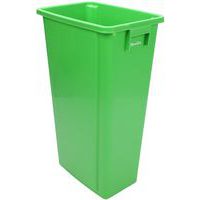 Coletor para triagem seletiva, Capacidade: 80 L, Abertura: Sem cobertura, Material: Plástico