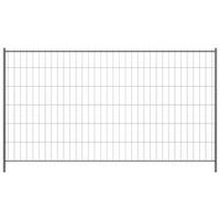 Vedação e portão de acesso ao estaleiro de obras