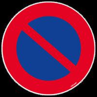 Pictog. marcação solo – Proibido estacionar – 300 mm – Novap