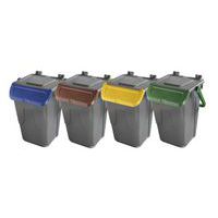 Caixote lixo reciclagem plástico 35 L – Mobil Plastic
