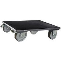 Plataforma móvel revestida a borracha – 250 kg – Manutan Expert