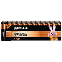 Pilha alcalina AA Plus Powerboost – 24 unidades – Duracell
