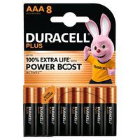 Pilha alcalina AAA Plus Powerboost – 8 unidades – Duracell