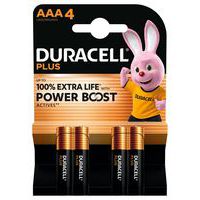 Pilha alcalina AAA Plus Powerboost – 4 unidades – Duracell