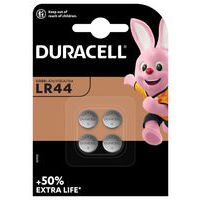 Pilha de botão alcalina LR44 – conjunto de 4 – Duracell