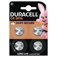 Pilha de botão de lítio 2016 – conjunto de 4 – Duracell