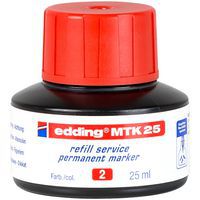 Recarga de tinta marcador permanente Edding MTK 25