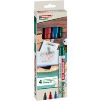 Marcador permanente ponta fina Ecoline e25 – Sort. – EDDING