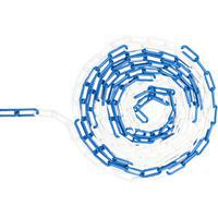 Corrente de plástico em saco - Azul/Branco