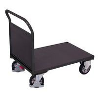 Carro ergonómico com plataforma e espaldar antiderrapantes – Capacidade de 1000 kg