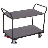 Carro de plataformas – 2 plataformas em madeira – Capacidade de 200 kg