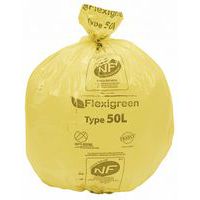 Saco de lixo reciclável – resíduos plásticos – amarelo – Jetsac