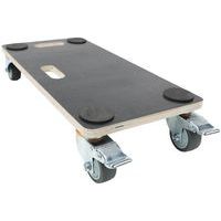 Plataforma móvel em madeira com pega – capacidade de 200 kg – Manutan Expert