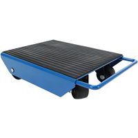 Base rolante com roletes – 2 giratórios e 2 fixos – capacidade de 1 t – Manutan Expert