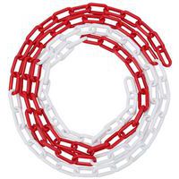 Corrente plástico ecológica em saco - Vermelho/Branco