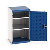 Armário com portas rebatíveis perfuradas Cubio – altura 900 mm – Bott