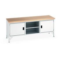 Bancada em faia Cubio, 1 porta, C2000 mm – Bott