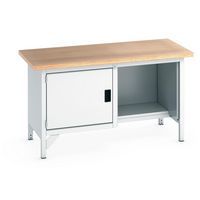 Bancada em faia Cubio, 1 porta, C1500 mm – Bott