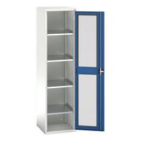 Portas transparentes do armário Verso com 4 prateleiras 525x550x2000