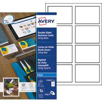 Cartões de visita - Bordos lisos