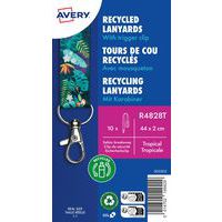 Fita de pescoço reciclada com motivo – Avery Dennison