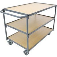 Carro com pega horizontal – capacidade de 250 kg – Manutan Expert