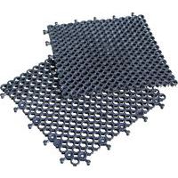 Conjunto de 16 placas antiderrapantes em PVC flexível reciclado – Plastex Lok