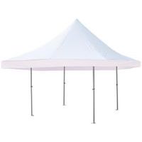 Tenda de receção tipo guarda-chuva em alumínio estilo bufete 4,7x4,7 m – Furnitrade
