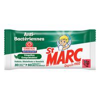 Toalhetes antibacterianos compostáveis St Marc – embalagem de 30