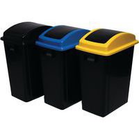 Caixote de lixo em plástico 70% reciclado – 40 L – Probbax
