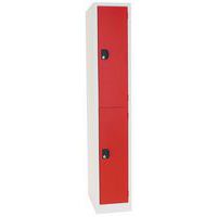 Cacifo multicompartimentos com cabides Modulo – 1 a 3 colunas – Com base, Tipo de vestiário: Com guarda-roupa