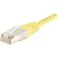 Cabo patch RJ45 - Cabo direito Cat. 5E - Blindado FTP - Amarelo