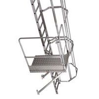 Kit completo de escada com guarda-corpo – 10 m de altura