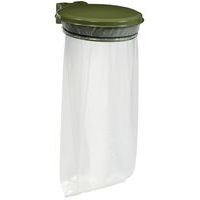 Suporte para saco de lixo com tampa para o exterior – 110 L – Manutan
