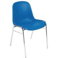 Cadeira de estrutura - Base cromada - Manutan Expert