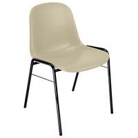 Cadeira de estrutura, Tipo de base: 4 pés, Tipo de pé: Calços, Assento material: Polipropileno