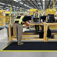Placas antifadiga modulares com bolhas ergonómicas ESD – Notrax