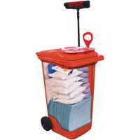 Kit de absorventes em contentor móvel de 260 l Ikasorb®