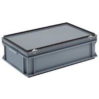 Caixas cinzentas com tampa RAKO – 600 x 400 mm – 30 a 90 L