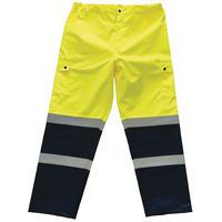 Calças de alta visibilidade, Tipo de roupa: Calça e calção de trabalho , Material: Poliéster, Cores: Amarelo