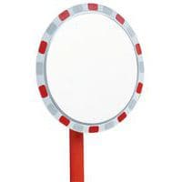 Espelho de segurança redondo, Distância de observação: 15 m, Forma: Redondo, Visão: 90 °
