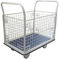 Carro gradeado - Capacidade de 300 kg - Manutan