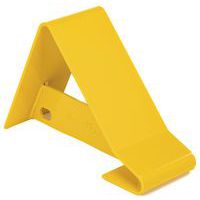 Calço de roda de camião em metal, amarelo - Manutan
