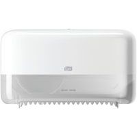 Distribuidor duplo para papel higiénico sem mandril Tork