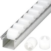 Calha de rolos de plástico para cargas leves – 3000 mm de comprimento – Bito