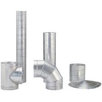 Tubo para condutas de ventilação rígidas – Ø 80 a 125 mm