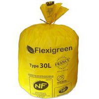 Saco de lixo reciclável – resíduos plásticos – amarelo – Jetsac
