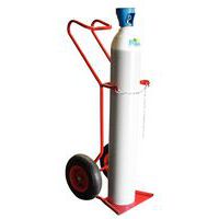 Transportador porta-garrafas em aço – 250 kg – Roda pneumática